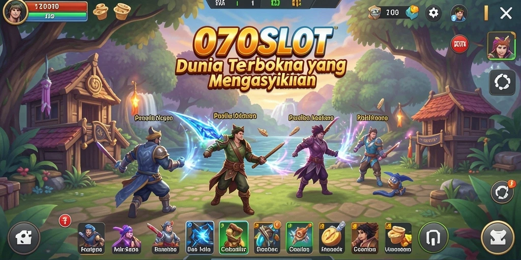 Tampilan gameplay yang menakjubkan di dunia terbuka 070SLOT.