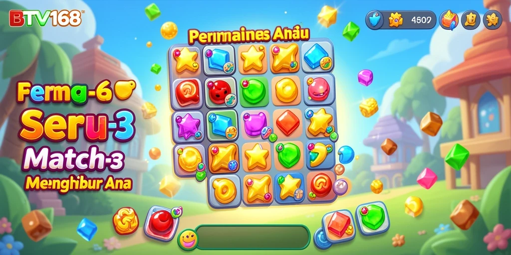 Tampilan gameplay menarik dan berwarna dari BTV168.
