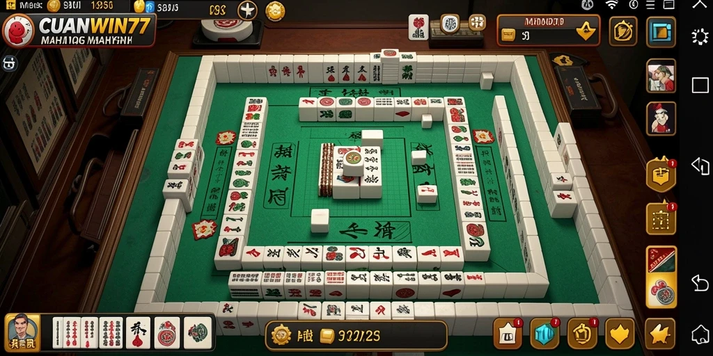 Tampilan menarik saat bermain Mahjong di CUANWIN77.