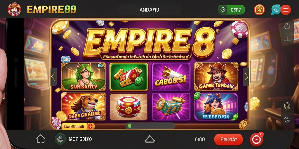 Gameplay slot EMPIRE88 yang menarik dengan grafis menawan.