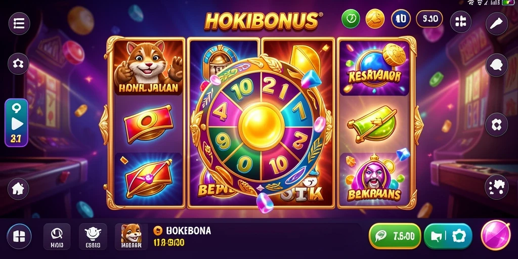 Gameplay seru HOKIBONUS dengan grafis menawan.