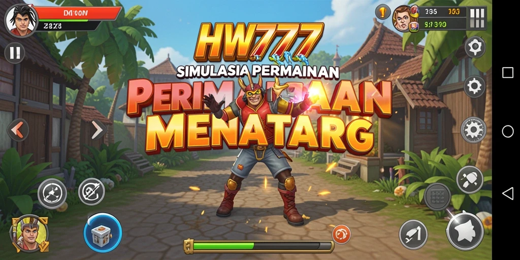 Tampilan gameplay HW777 dengan grafis menawan dan kontrol intuitif.