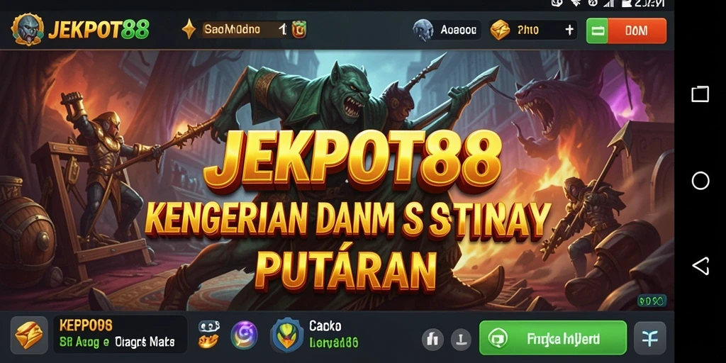Tangkapan layar utama JEKPOT88 menampilkan suasana mencekam saat bertemu hantu.