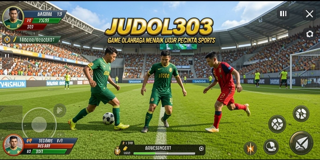 Tampilan gameplay menarik dari JUDOL303 di arena olahraga.