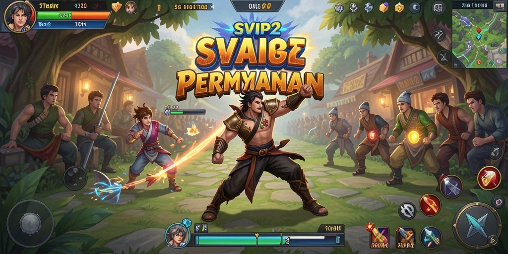 Tampilan gameplay menarik dari SVIP2 dengan strategi mendalam.
